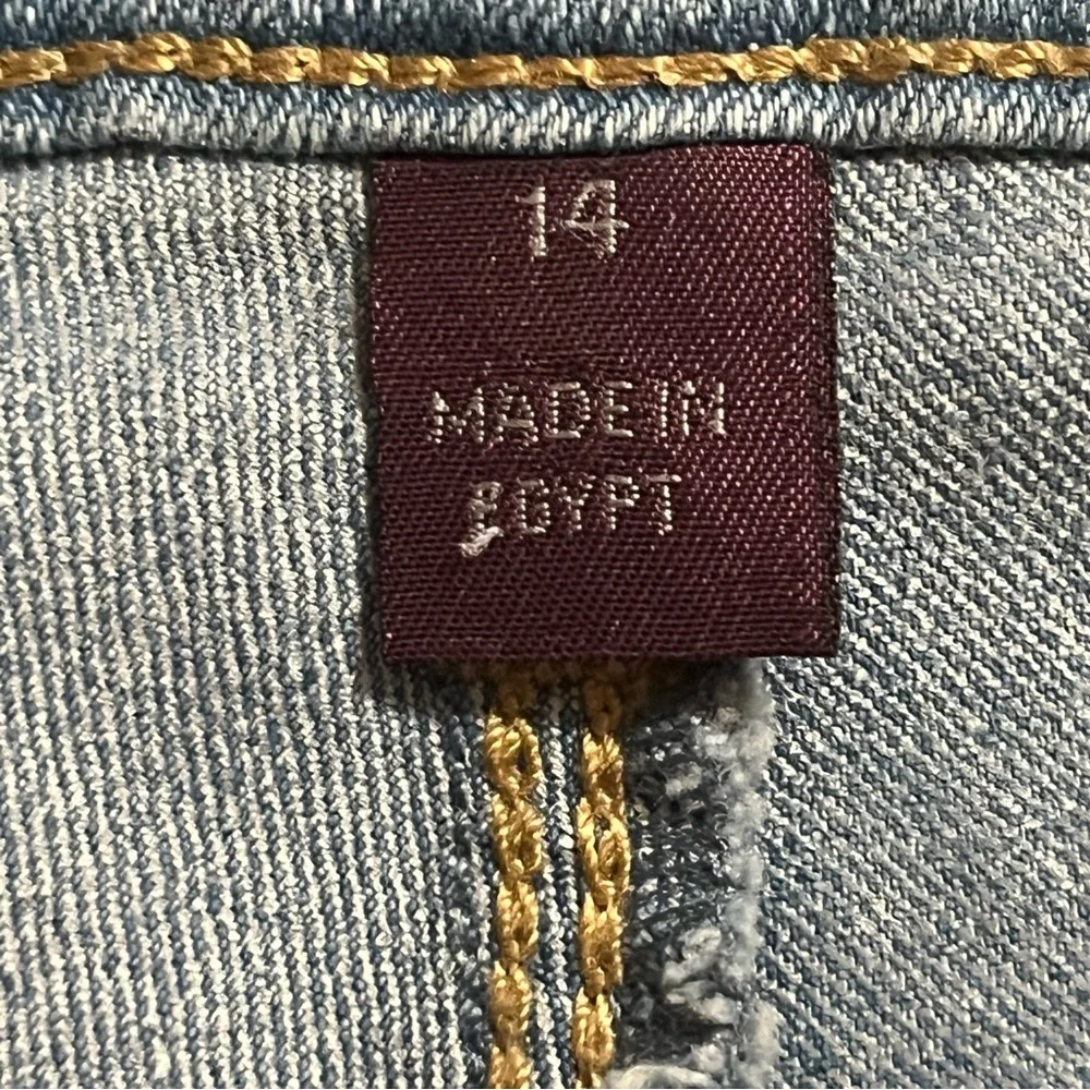 Gloria Vanderbilt Slimming Denim Short Shorts 14